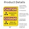Signmission Radiation & Laser Sign, 24 in H x 18 in W, Plastic, Rectangle OS-2PACK-CR-P-1824-L-10184 - alternate 4